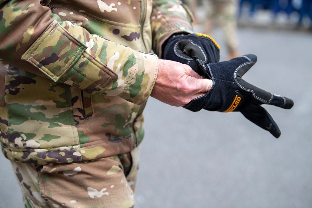 Yokota removes outdoor COVID testing tent site