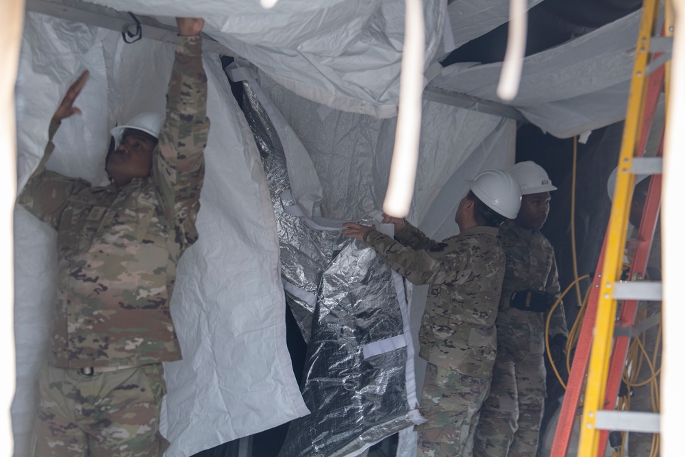 Yokota removes outdoor COVID testing tent site