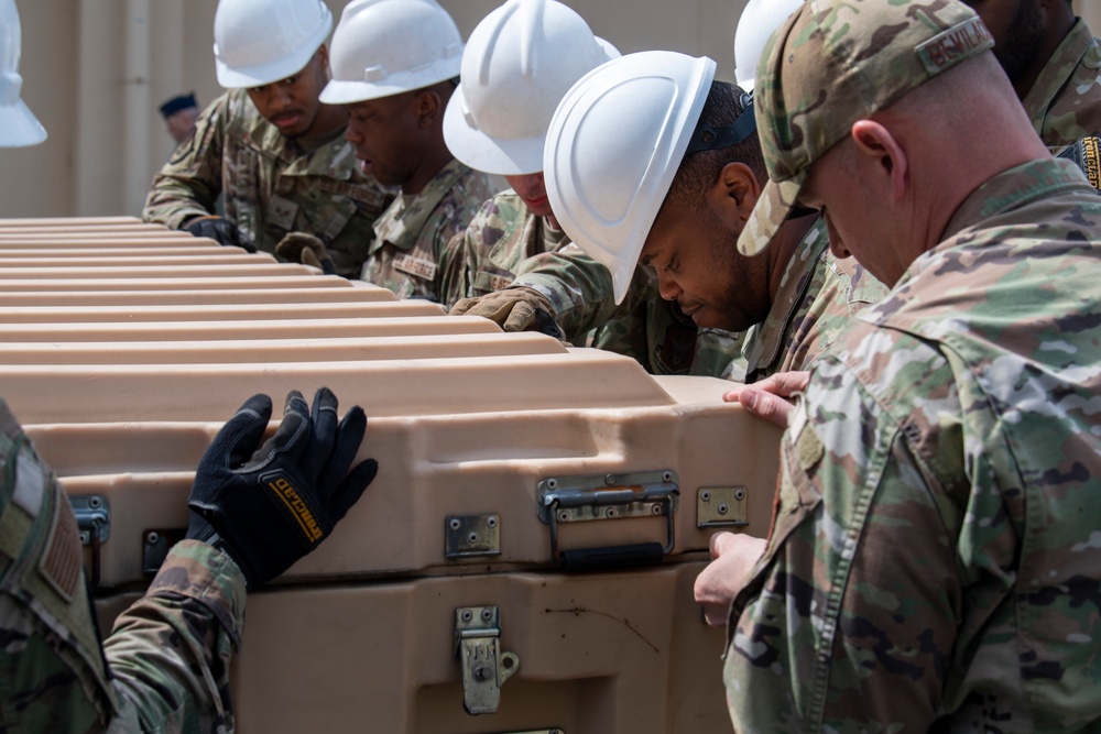 Yokota removes outdoor COVID testing tent site