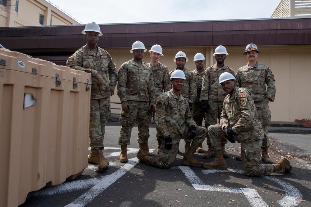 Yokota removes outdoor COVID testing tent site