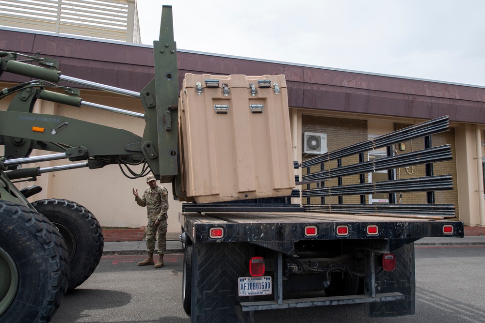 Yokota removes outdoor COVID testing tent site