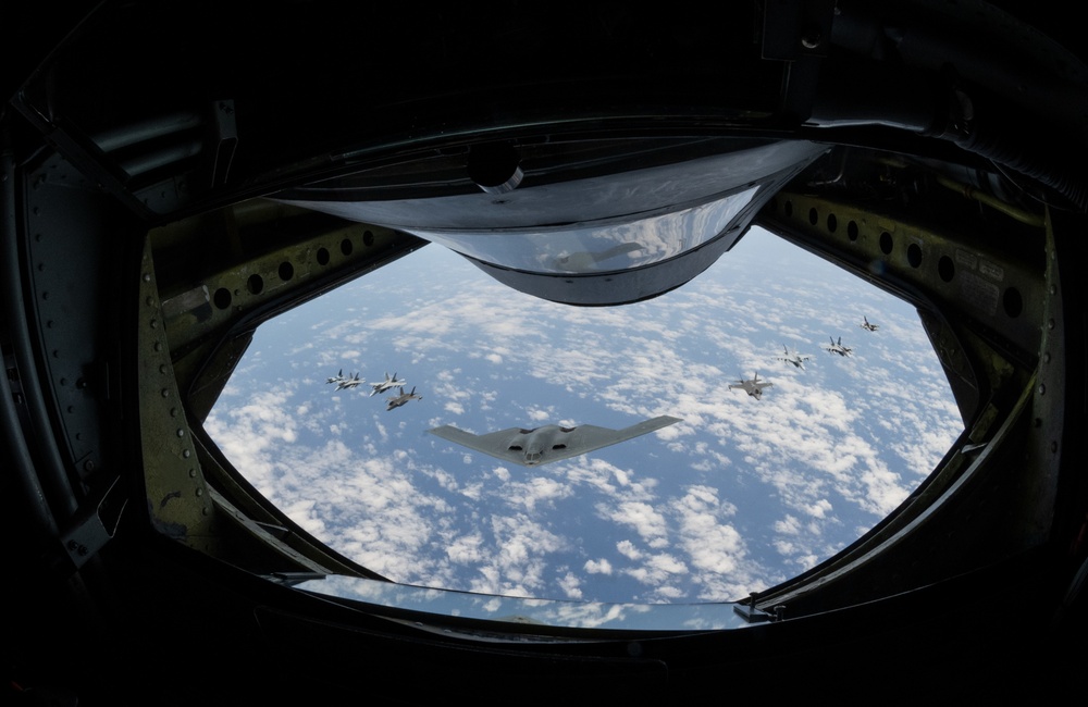 B-2 conducts mission in Indo-Pacific, integrates with US, Royal Australian Air Force fighters