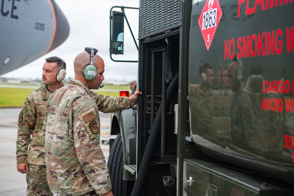 Kadena conducts first KC-135 hot pit refuelling in the Pacific