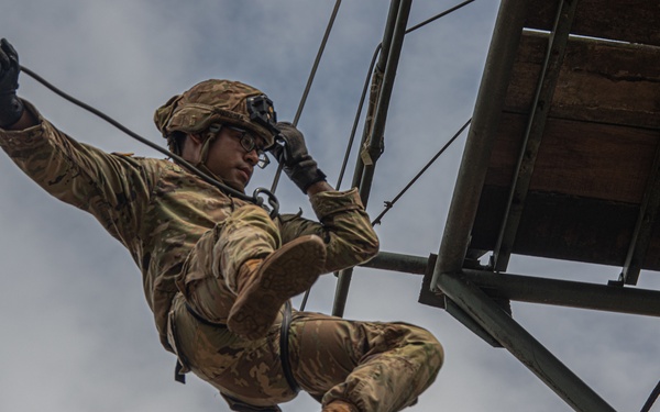 TNI/U.S. Army Platoon Exchange - TNI Rappel