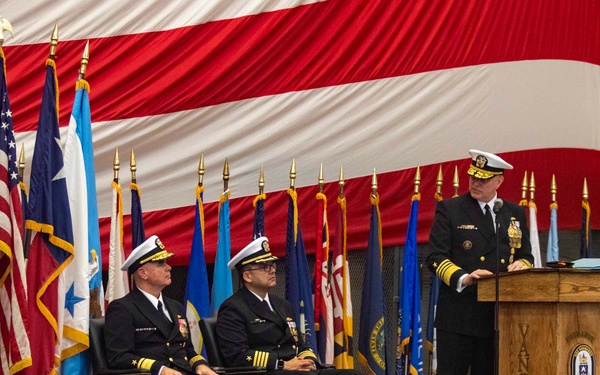 Capt. Charles Hampton Retires from the Navy