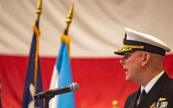 Capt. Charles Hampton Retires from the Navy