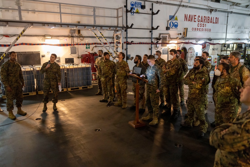 U.S., Italian Marines Train Together during Exercise Cold Response 22