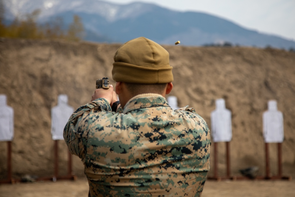 Exercise Tanuki Wrath 2022: pistol range