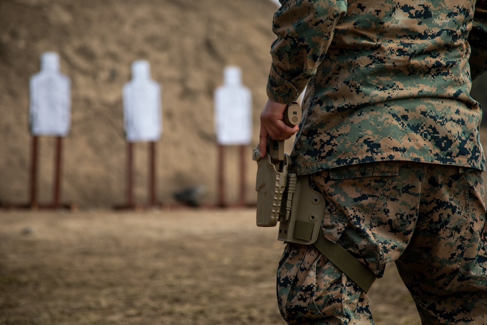 Exercise Tanuki Wrath 2022: pistol range