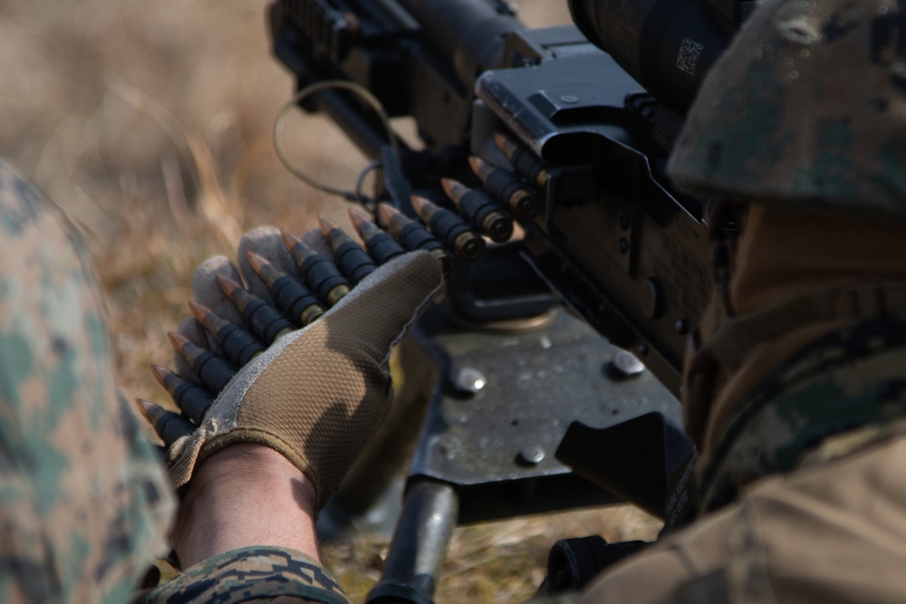 Exercise Tanuki Wrath 2022: machine gun range