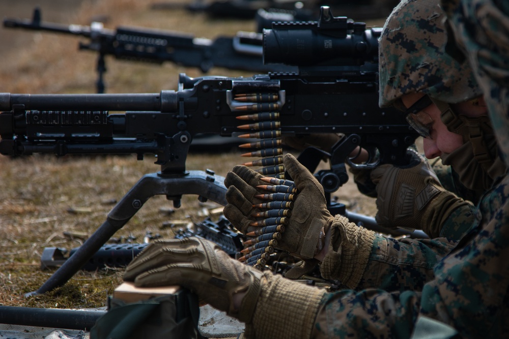 Exercise Tanuki Wrath 2022: machine gun range