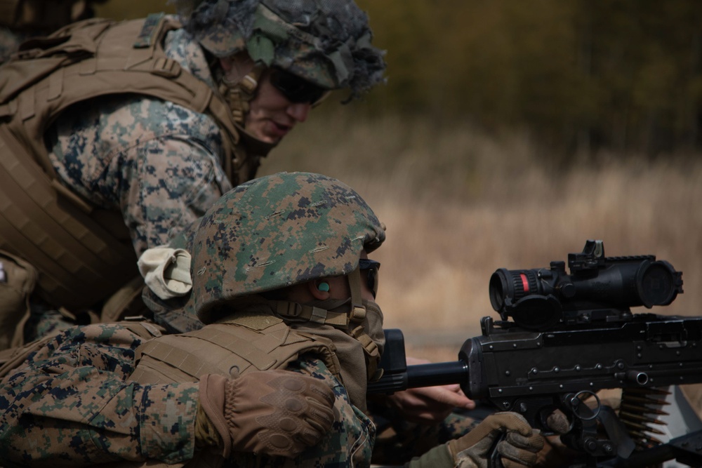 Exercise Tanuki Wrath 2022: machine gun range