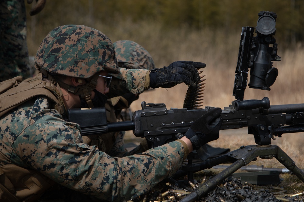 Exercise Tanuki Wrath 2022: machine gun range