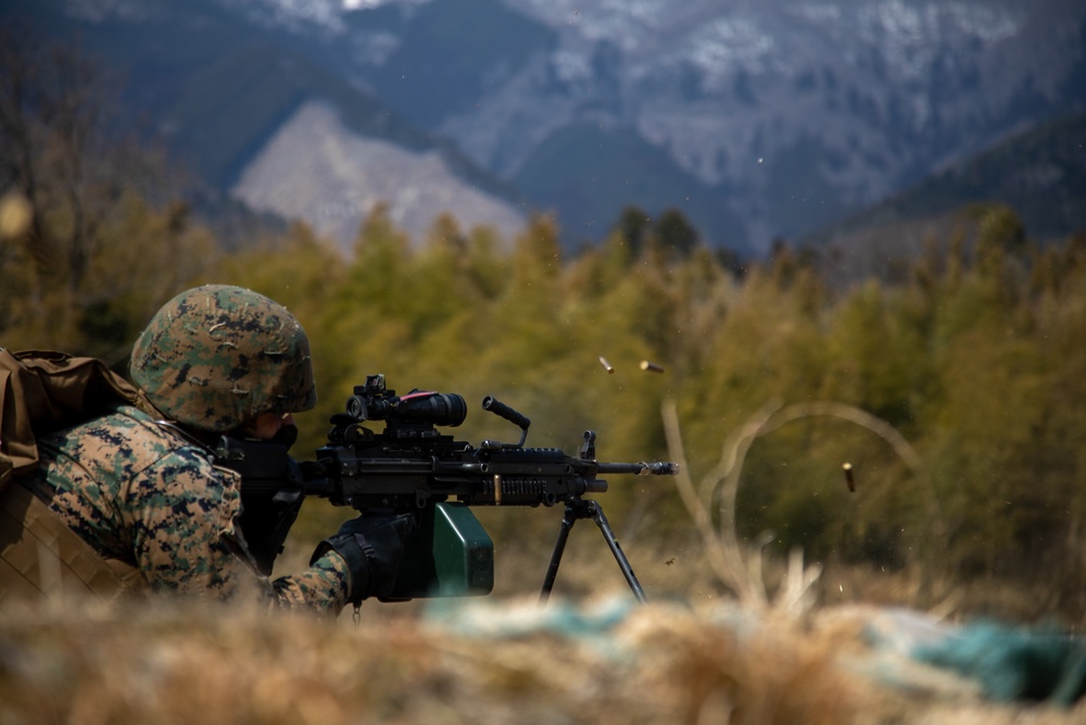 Exercise Tanuki Wrath 2022: machine gun range