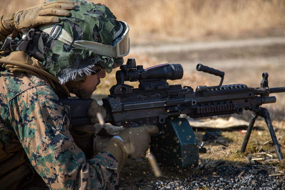 Exercise Tanuki Wrath 2022: machine gun range