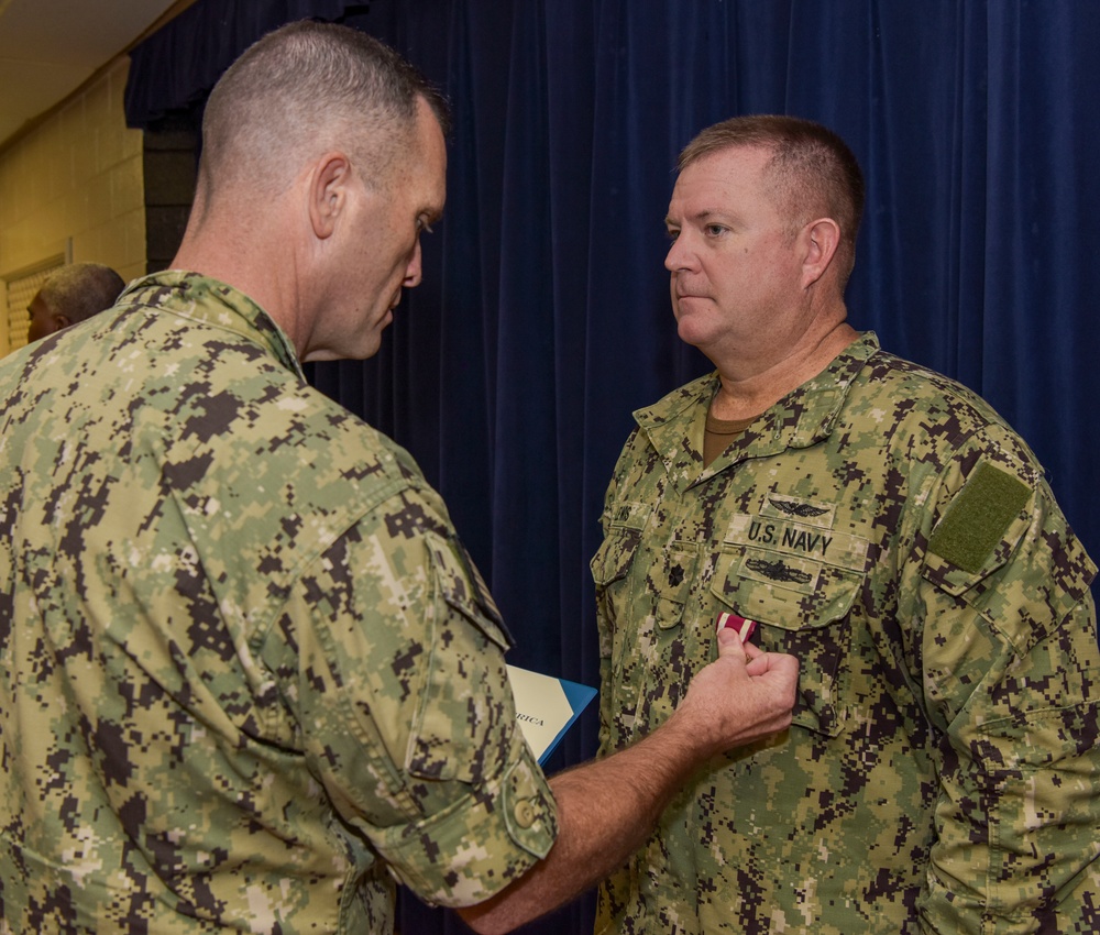 NSF Diego Garcia Awards at Quarters - March