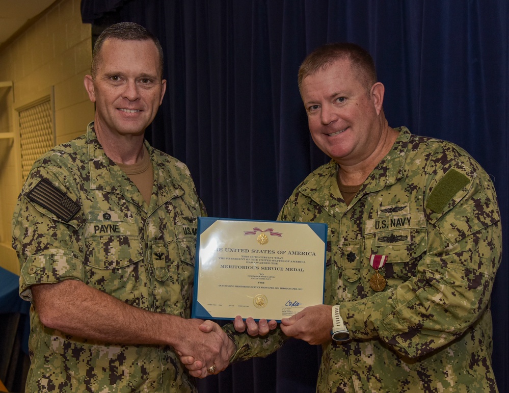 NSF Diego Garcia Awards at Quarters - March