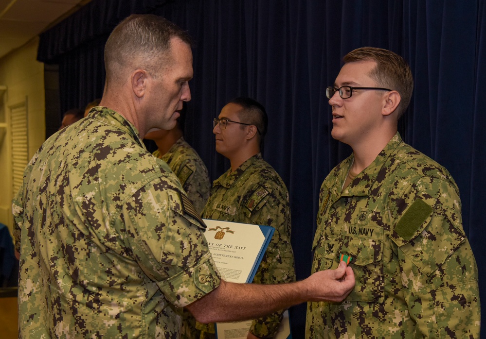 NSF Diego Garcia Awards at Quarters - March