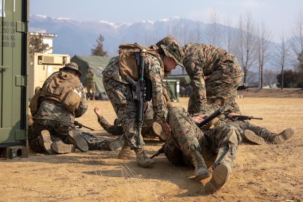 Exercise Tanuki Wrath 2022: Tactical Combat Casualty Care training