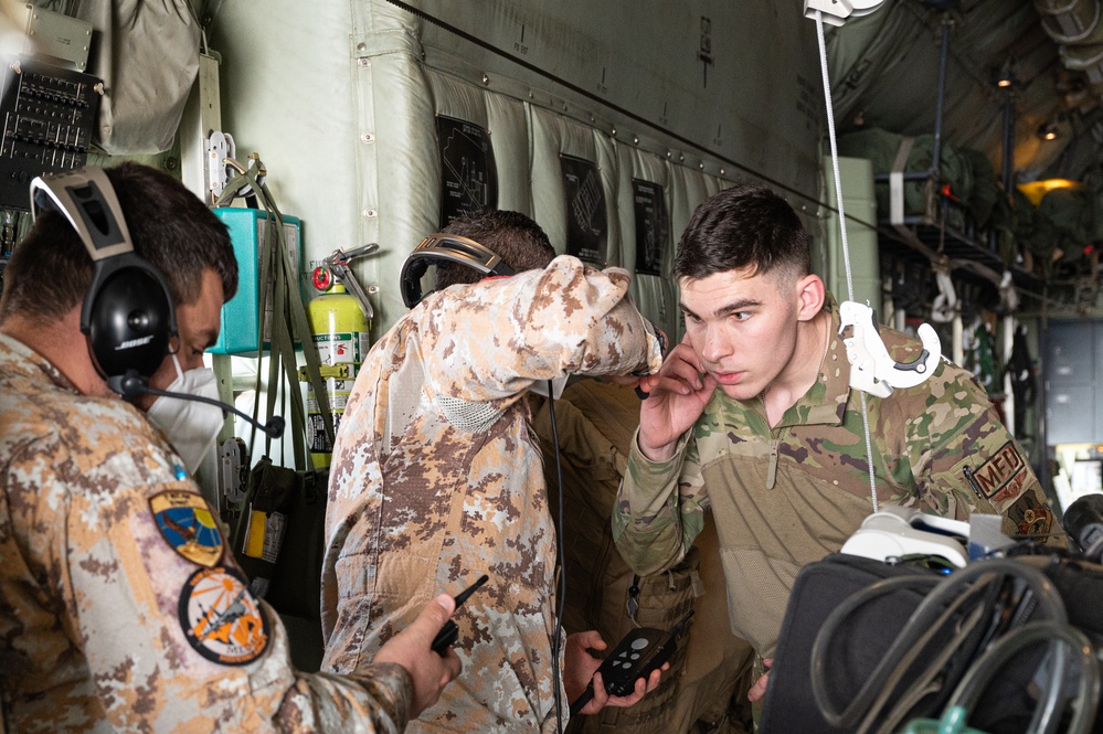 The language of medicine: Coalition partners tour the 405 EAES