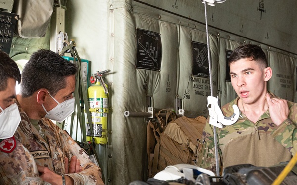 The language of medicine: Coalition partners tour the 405 EAES