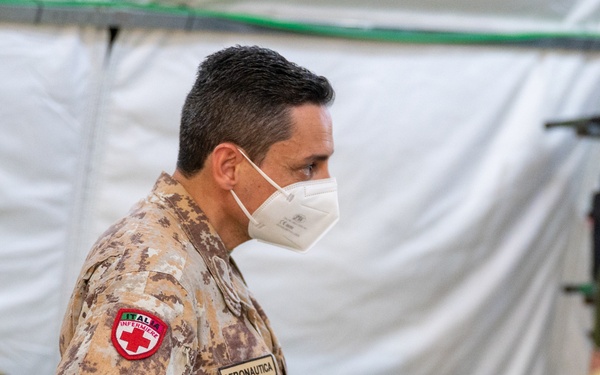 The language of medicine: Coalition partners tour the 405 EAES