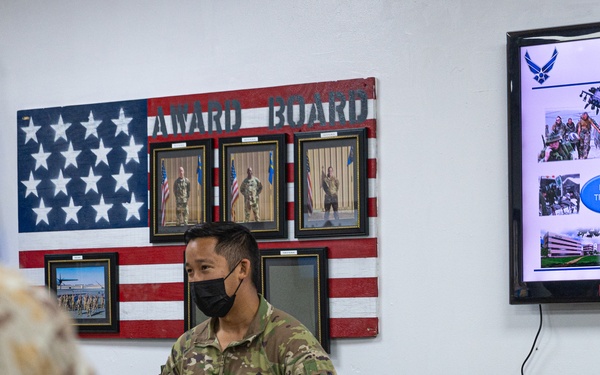 The language of medicine: Coalition partners tour the 405 EAES