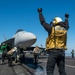 The Harry S. Truman Carrier Strike Group is on a scheduled deployment in the U.S. Sixth Fleet area of operations in support of naval operations to maintain maritime stability and security.