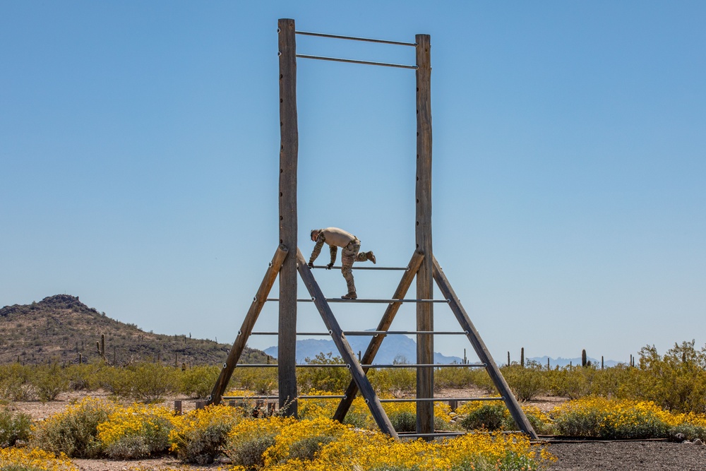 2022 Best Warrior Competitors Run Obstacle Course in Florence, Ariz.