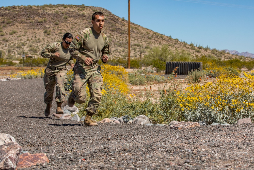 2022 Best Warrior Competitors Run Obstacle Course in Florence, Ariz.