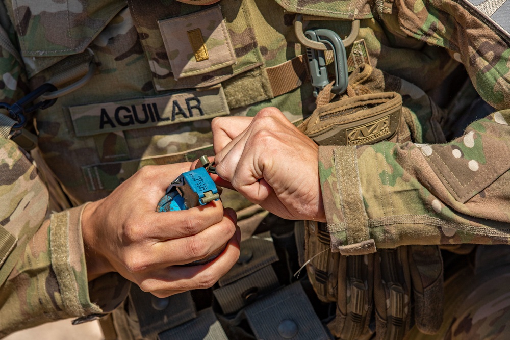 2022 Best Warrior Competitors Throw Grenades in Florence, Ariz.