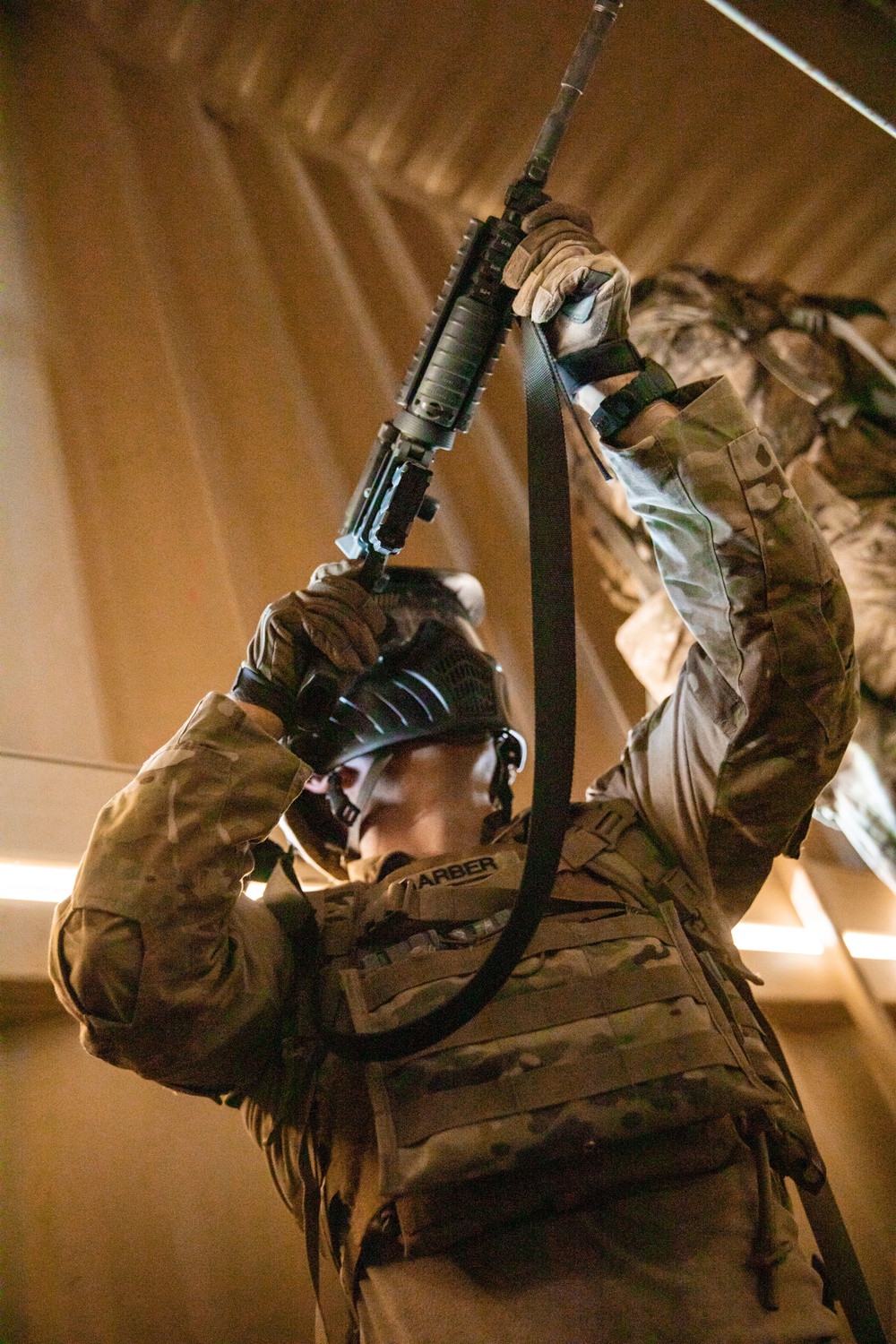 2022 Best Warrior Competitors Conduct a Military Operations on Urbanized Terrain (MOUT) Exercise in Florence, Ariz.