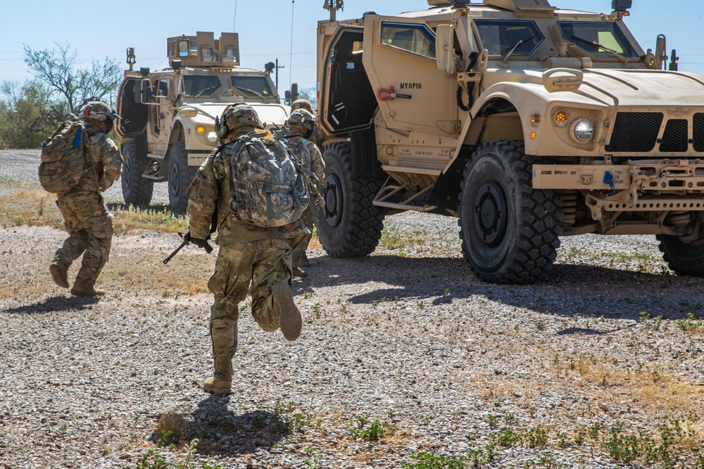 2022 Best Warrior Competitors Conduct a Military Operations on Urbanized Terrain (MOUT) Exercise in Florence, Ariz.