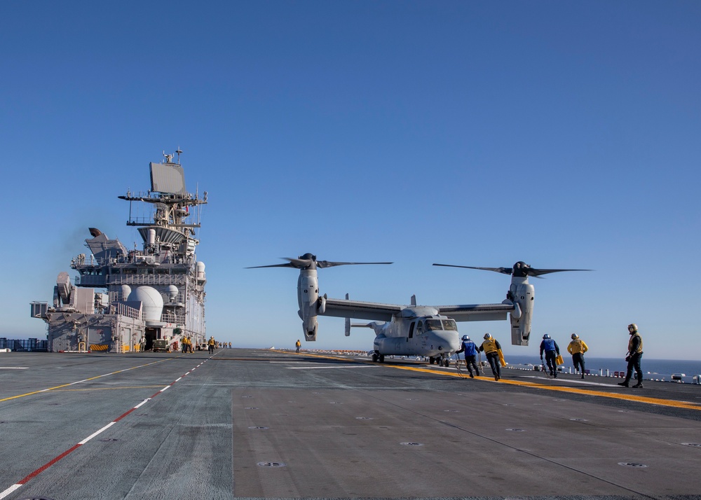 USS Makin Island Flight Operations