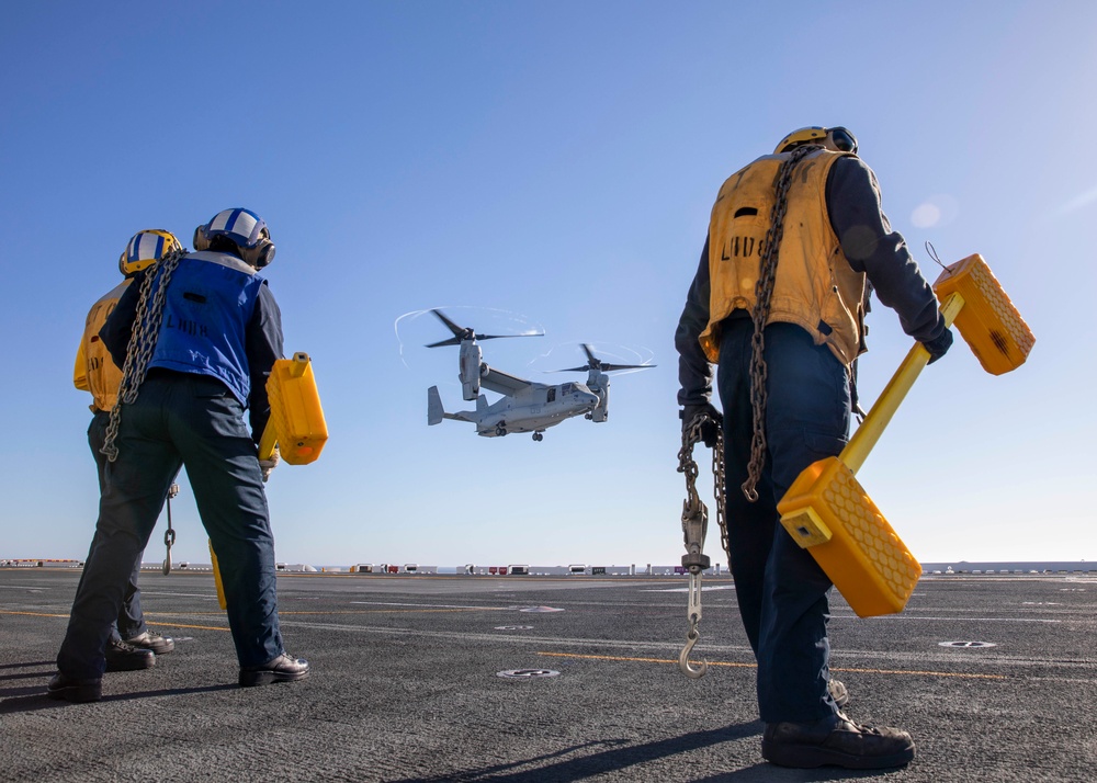 USS Makin Island Flight Operations