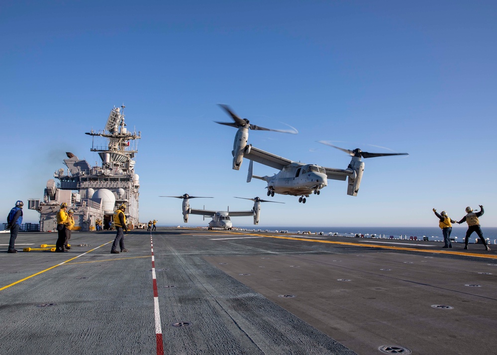 USS Makin Island Flight Operations