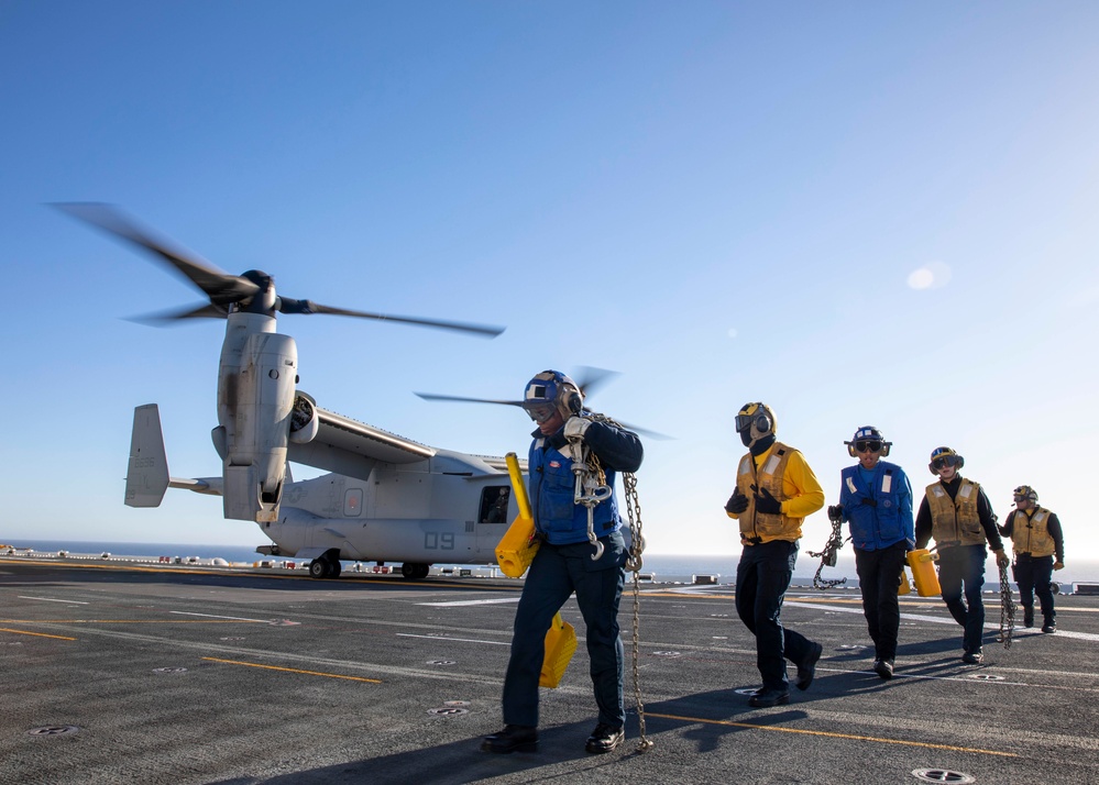 USS Makin Island Flight Operations