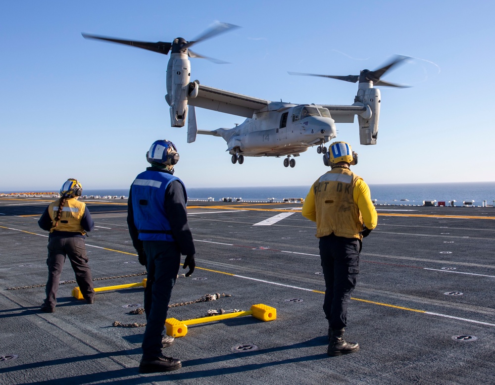 USS Makin Island Flight Operations