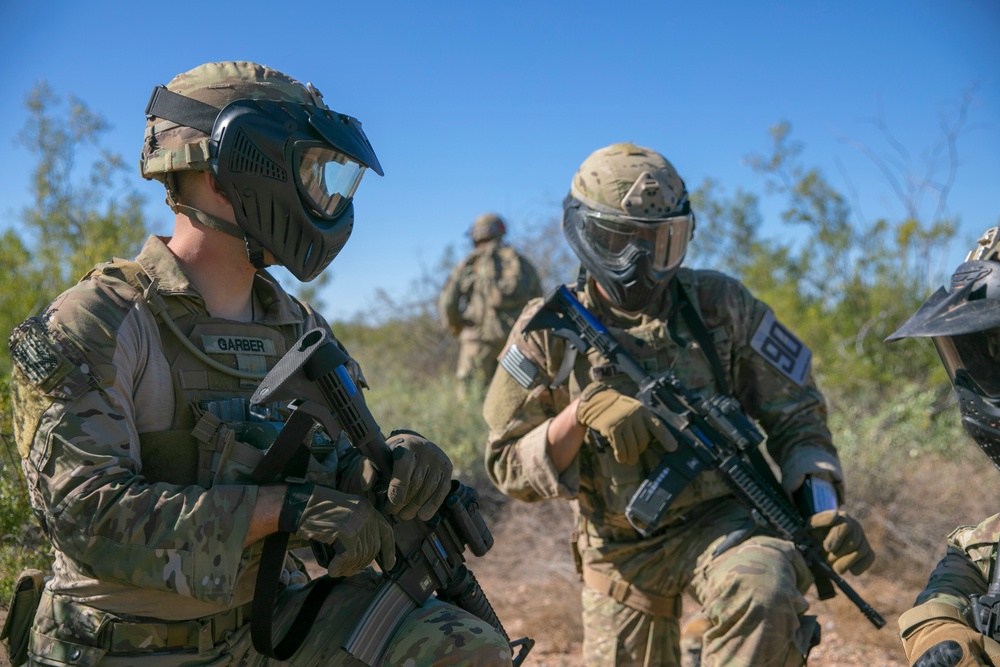 2022 Best Warrior Competitors Conduct a Military Operations on Urbanized Terrain (MOUT) Exercise in Florence, Ariz.