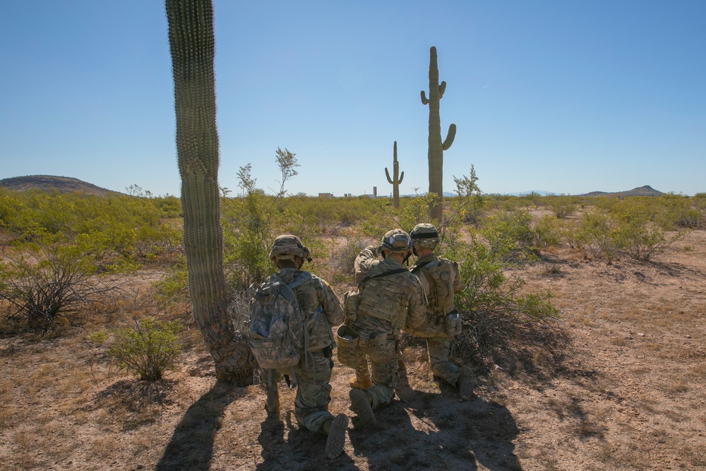2022 Best Warrior Competitors Conduct a Military Operations on Urbanized Terrain (MOUT) Exercise in Florence, Ariz.