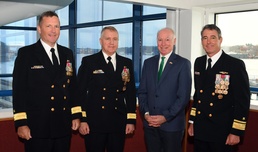 Undersea Warfare Development Center (UWDC) change-of-command ceremony