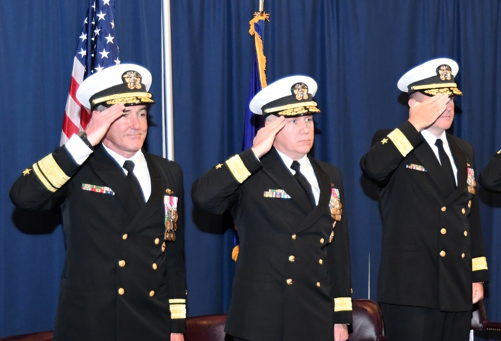 Undersea Warfare Development Center (UWDC) change-of-command ceremony