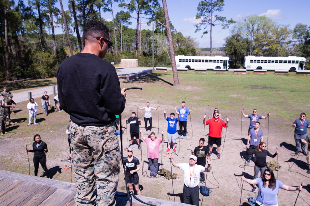Paving Ways: Educators Attending the Educators Workshop in Parris Island