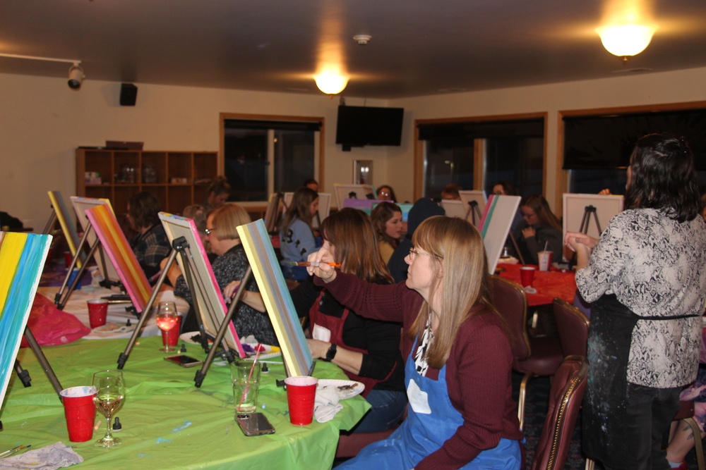 Sit, Sip, Paint at Fort McCoy