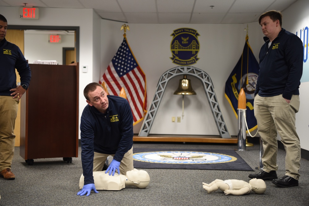 CPR AED Course at Navy Talent Acquisition Group Golden Gate