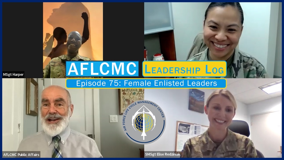 AFLCMC Leadership Log Podcast Episode 75: Female Enlisted Leaders