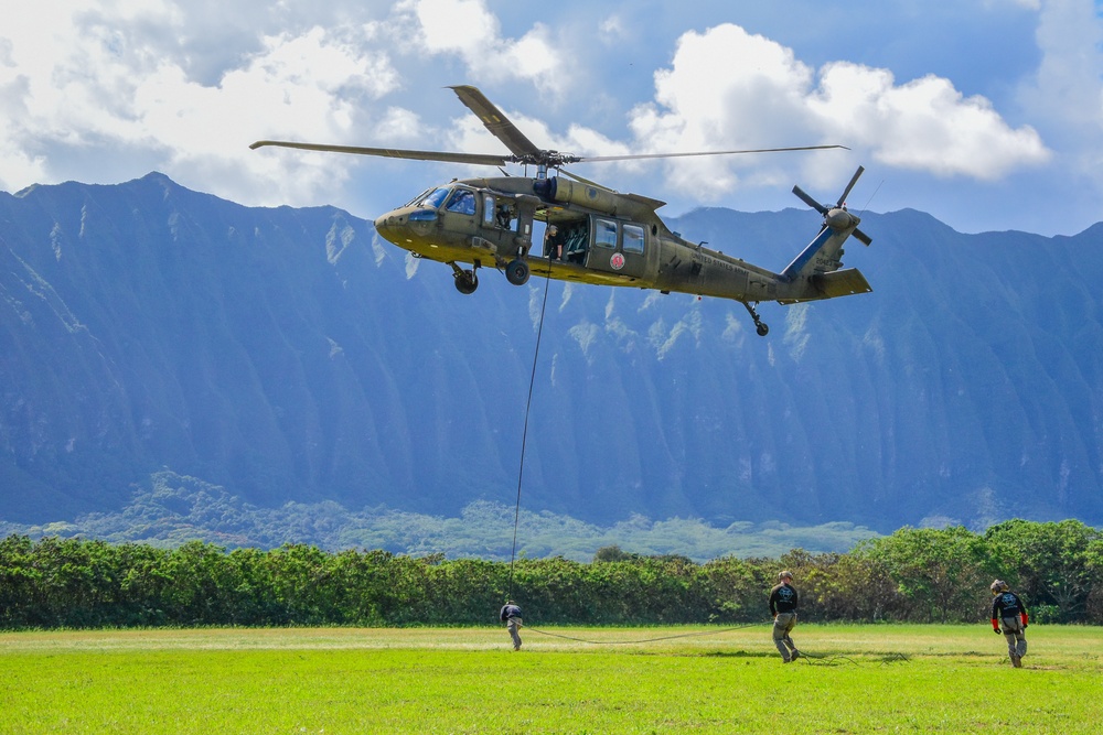 Hawaii Army National Guard Soldiers Conduct Realistic Urban Training Exercise with Marines