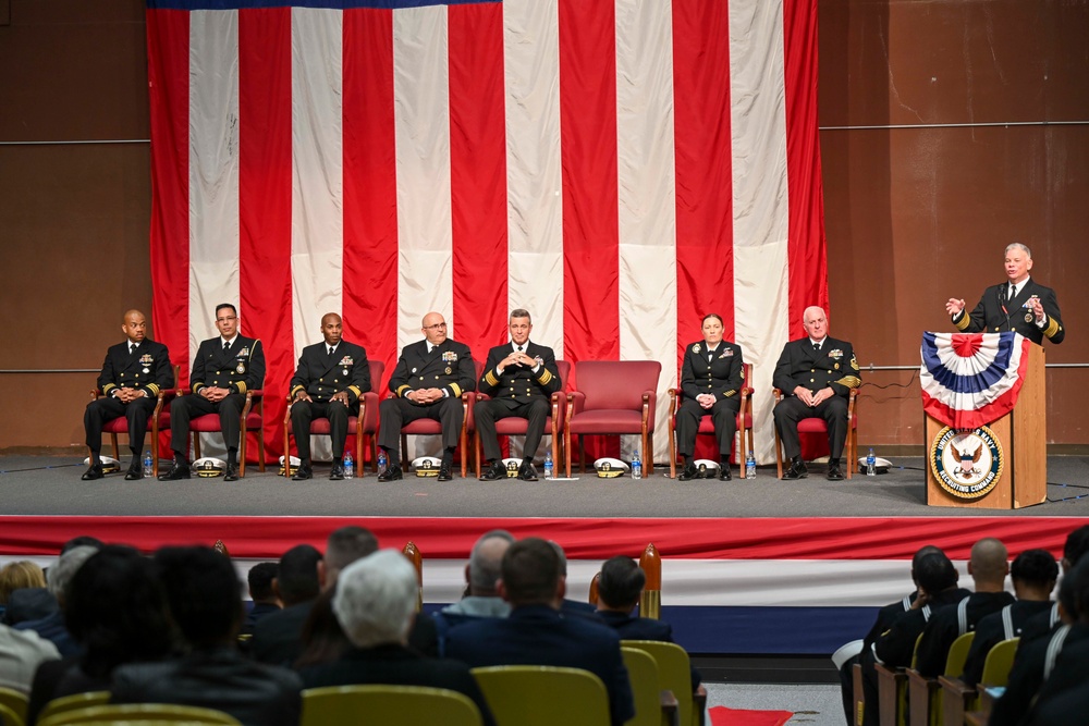 Navy Recruiting Command Holds Change of Command Ceremony