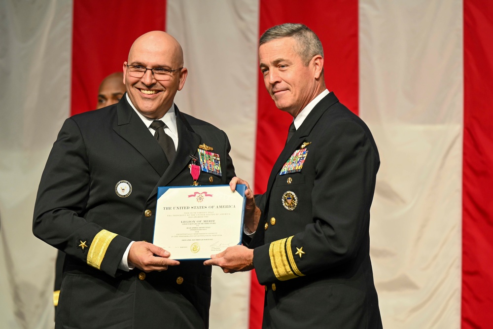 Navy Recruiting Command Holds Change of Command Ceremony