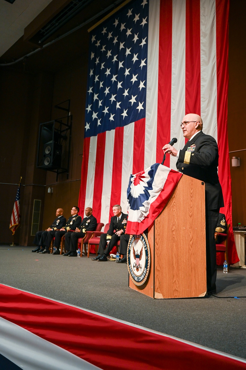 Navy Recruiting Command Holds Change of Command Ceremony